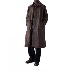 NEW TOAST waxed cotton trench coat in rye